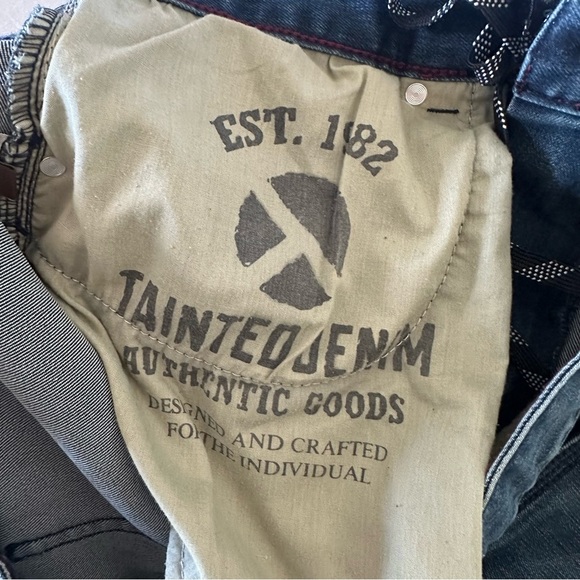 Size 33 Tainted Denim Cotton Jeans Joggers - Picture 6 of 7